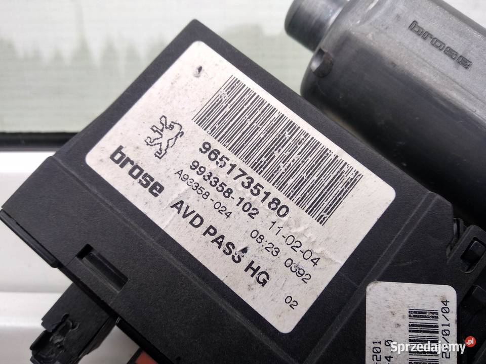 Peugeot 307 CC 0308 silniczek podnoszenia szyby łódzkie Sieradz sprzedam