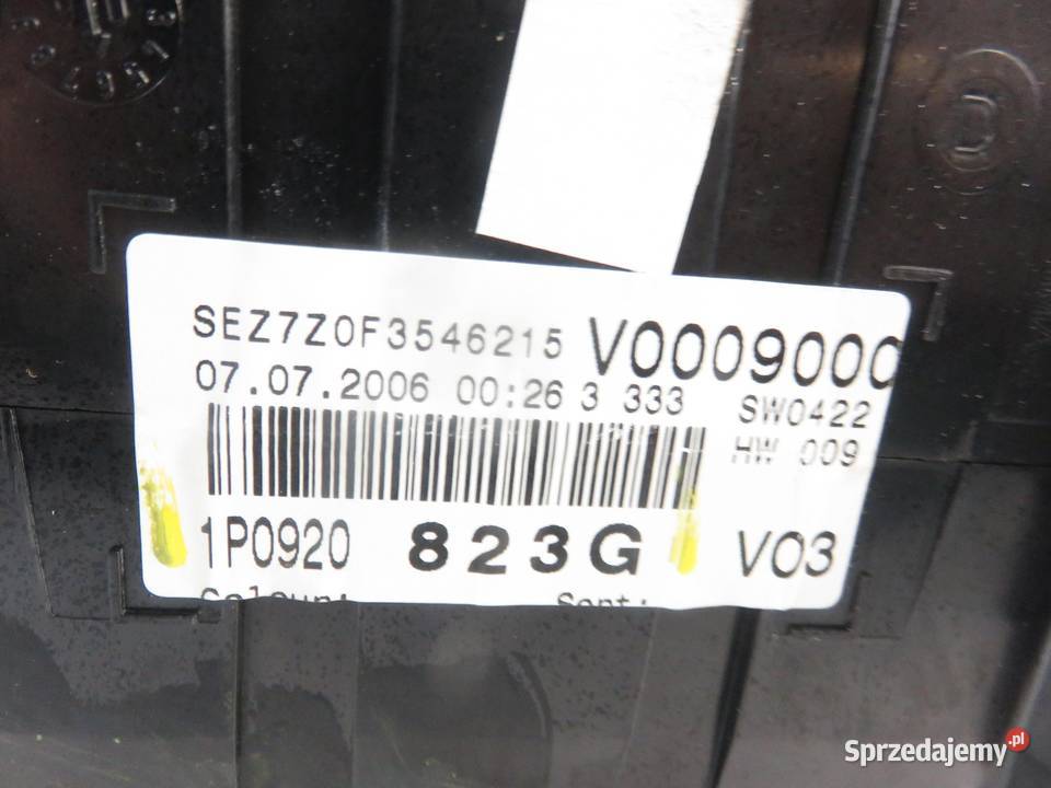 LICZNIK SEAT LEON II 1P1 19 TDI 1P0920823G