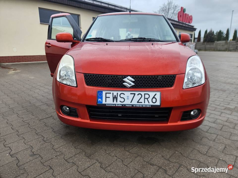 Suzuki swift 2008 13 benzyna czerwony lubuskie Stare Strącze