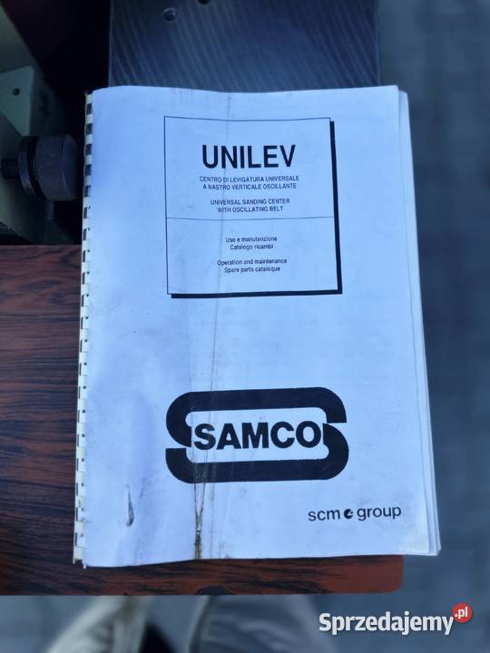 Szlifierka krawędziowa SAMCO Unilev150 Łabuńki Pierwsze