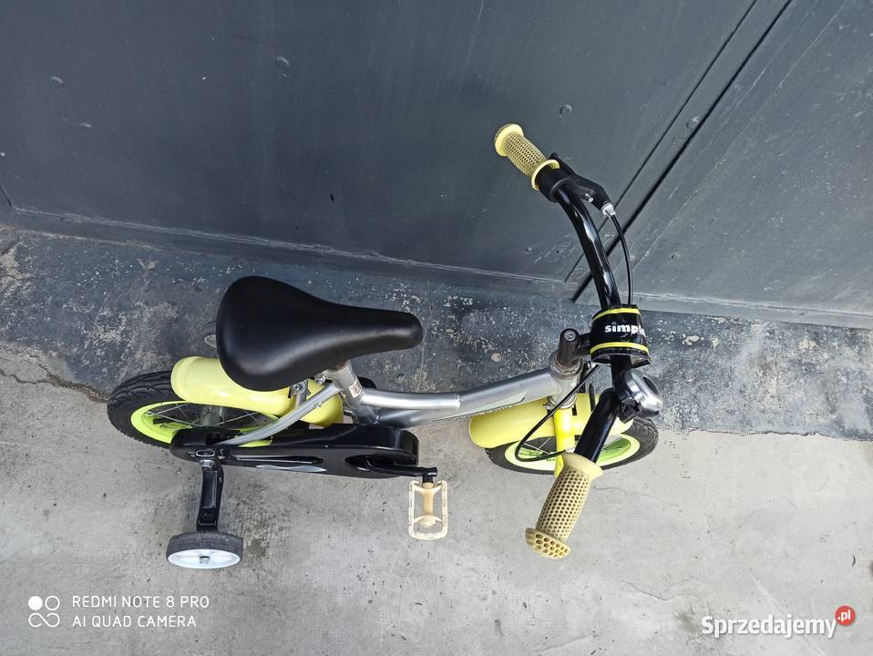 Rowerek Dzieciecy 12 SIMPLEBIKE Kółka Boczne