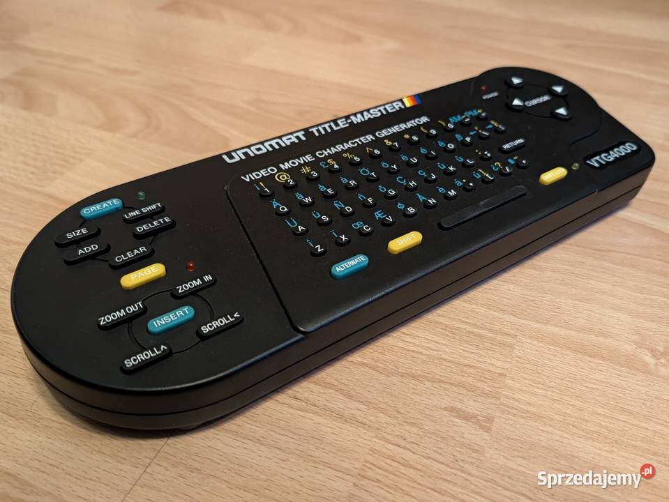 UNOMAT VTG 4000 Video TitleMaster VHSSVHS pomorskie sprzedam