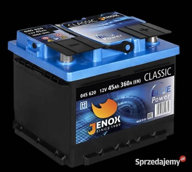 Akumulator Jenox Classic 45Ah 360A Układ elektryczny, zapłon Lublin