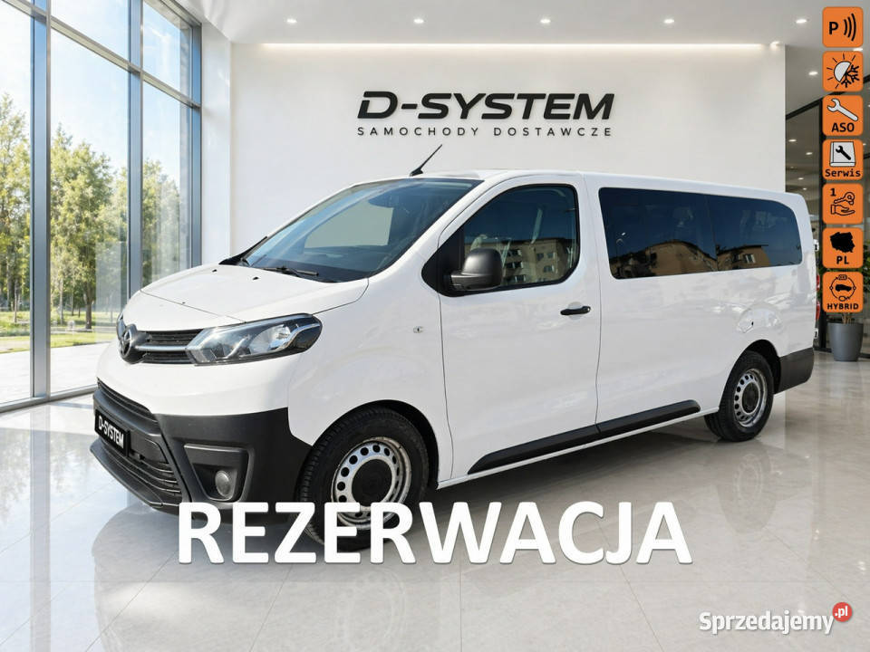 Toyota ProAce 2022 9osobowy Long Salon Polska Białystok