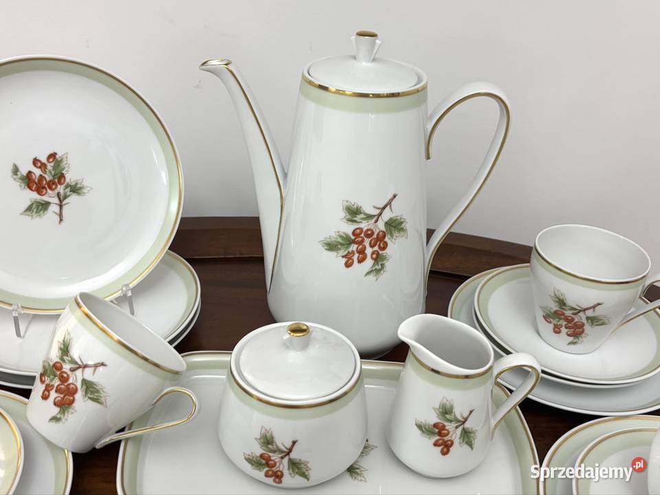 Zestaw do kawyherbaty Lyngby Porcelaen Antyki, Sztuka, Kolekcje mazowieckie Warszawa