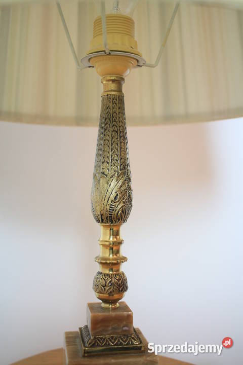 Piękne lampa stołowa klasyczna bogate zdobienie Pszczyna