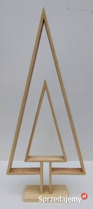 Choinka drewniana baza do ozdabiania wysokość 68 Szczecin