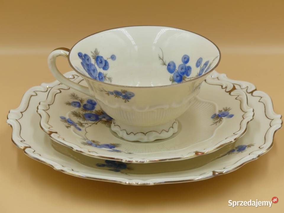 Komplet śniadaniowy Sorau niebieskie Mimose Poznań