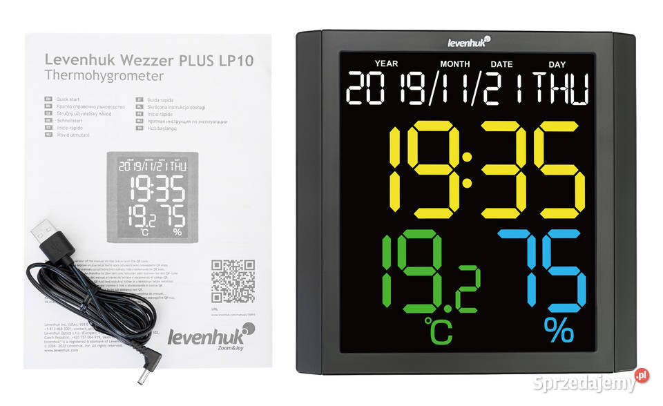 Termohigrometr Levenhuk Wezzer PLUS LP10 mazowieckie Warszawa