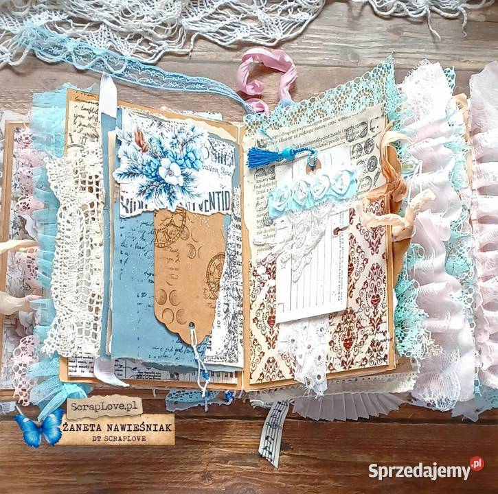 Album Shabby Chic prezent pamiętnik scrapbook Mszana Dolna