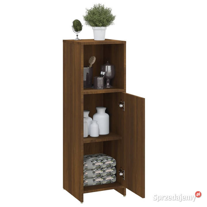 Szafka łazienkowa brązowy dąb 30x30x95 WM825839 mazowieckie sprzedam