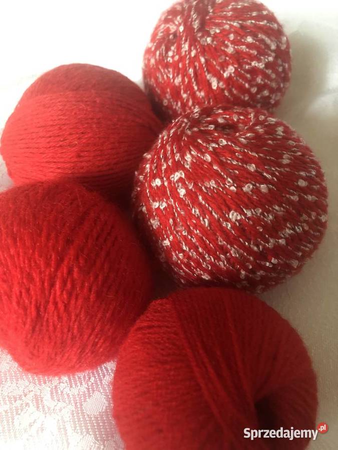 wyprzedaż wełnawłóczkabawełna resztki waga Zegrze