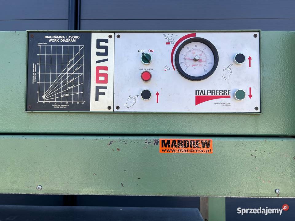 Prasa półkowa Italpresse S6F 1300x3000 1626