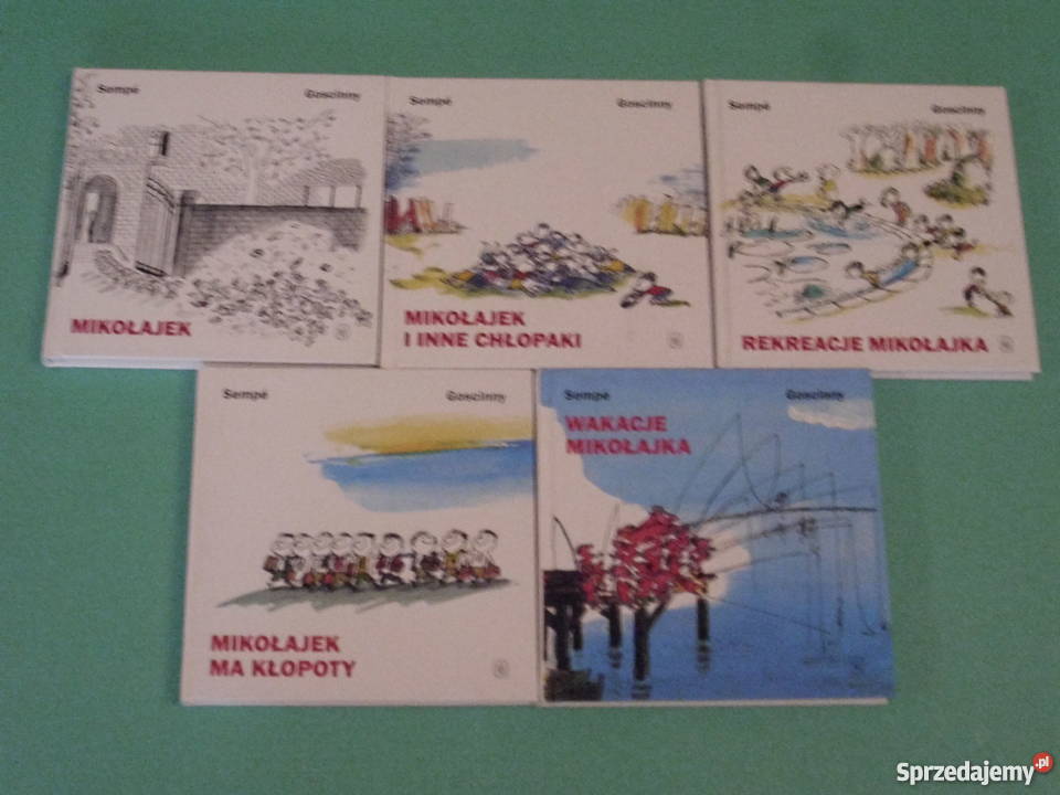 Goscinny i Sempe Mikołajek zestaw komplet 5 dolnośląskie Wrocław