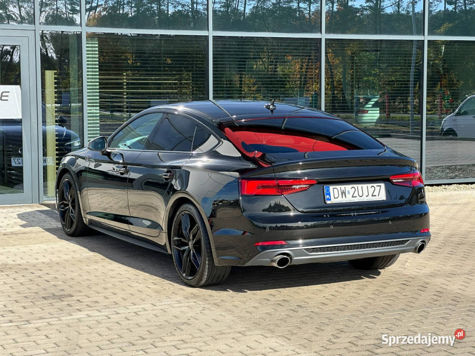 Audi A5 Sportback Salon SLine Navi Full LED wspomaganie kierownicy Kąty Opolskie