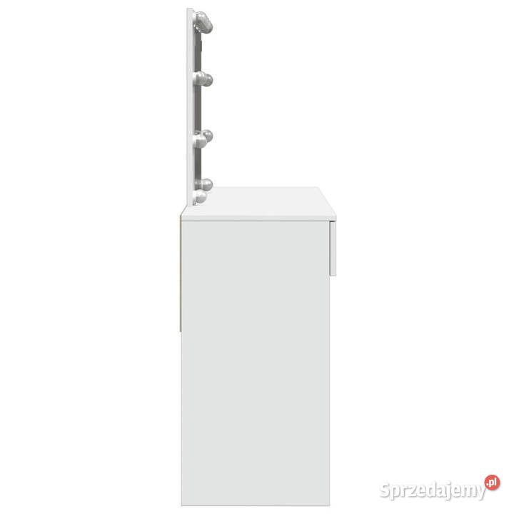 Toaletka z oświetleniem LED biała 100x40x130 Toaletki Dom i Ogród Warszawa sprzedam