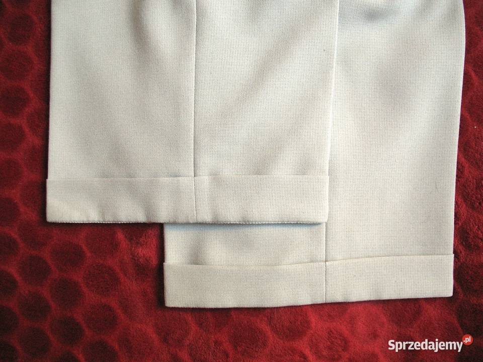 Spodnie z mankietami eleganckie męskie W 30 L32 Odzież wyjściowa mazowieckie Siedlce sprzedam