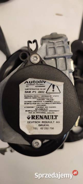RENAULT MASTER III PAS BEZPIECZEŃSTAWA LEWY Pasy bezpieczeństwa