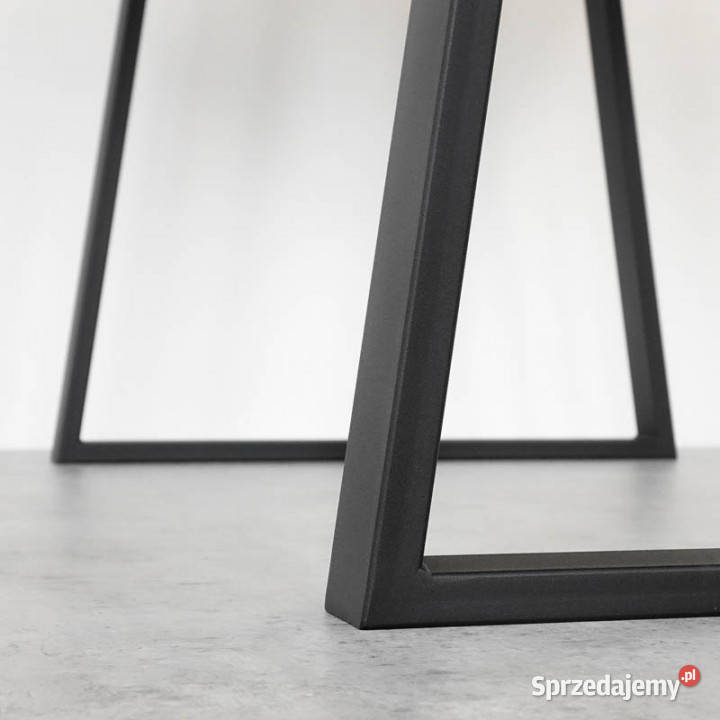Noga do stołu metalowa TRAPEZ BASIC 65x71 CZARNA Chmielnik