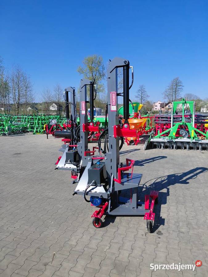 Łuparka hydrauliczna pionowa 20T napęd z silnika