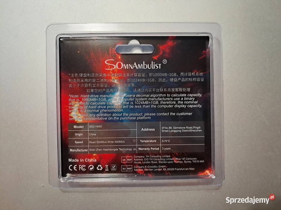 Nowy dysk SSD 25cala 128GB Kraków sprzedam
