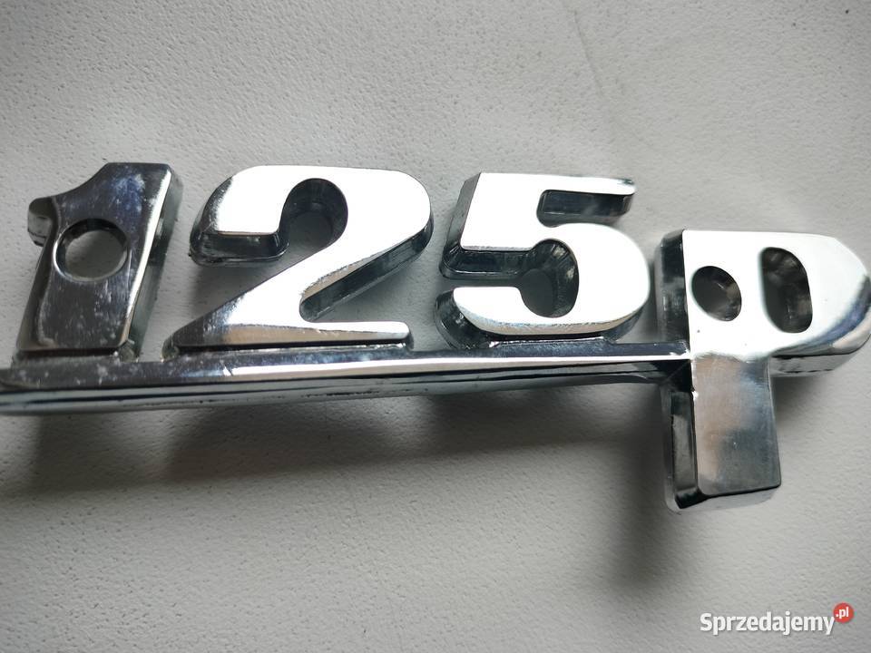 Znaczek emblemat do fiat 125p PRL oryginał