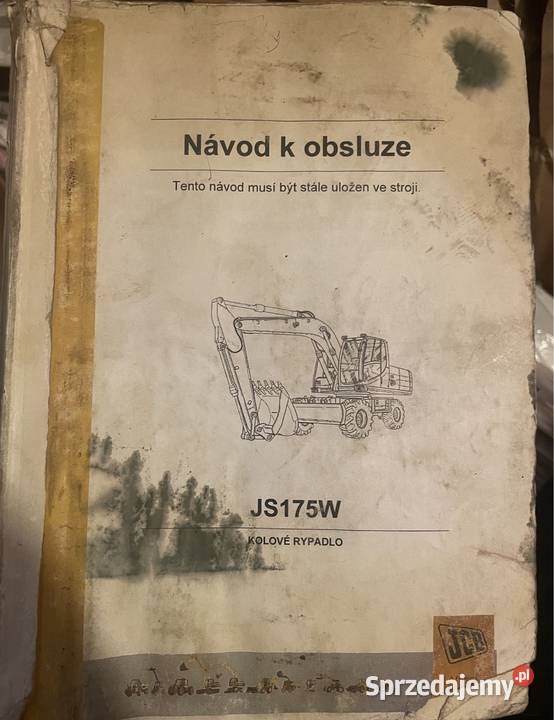 Instrukcja obsługi koparka kołowa JCB JS175W