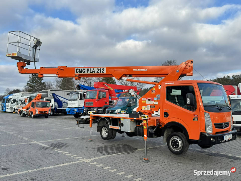 Renault Maxity Podnośnik Koszowy 21m CMC PLA 212 Widełki