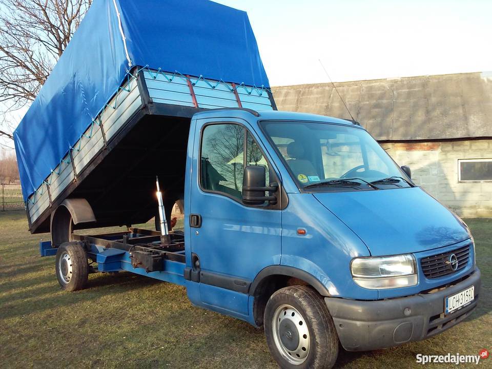 Opel Movano 25 DTi WYWROTKA Skrzynia 370m x 2m homologacja na ciężarowe Chełm