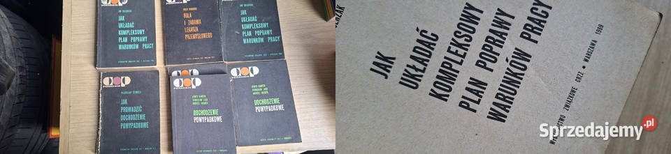 Kolekcja OOP PRL układać plan BHP zanim to było Łęczyca