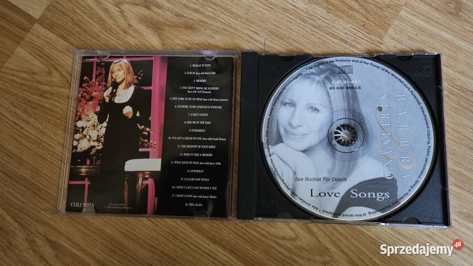 49Barbara Streisand na płytach CD kujawsko-pomorskie Bydgoszcz
