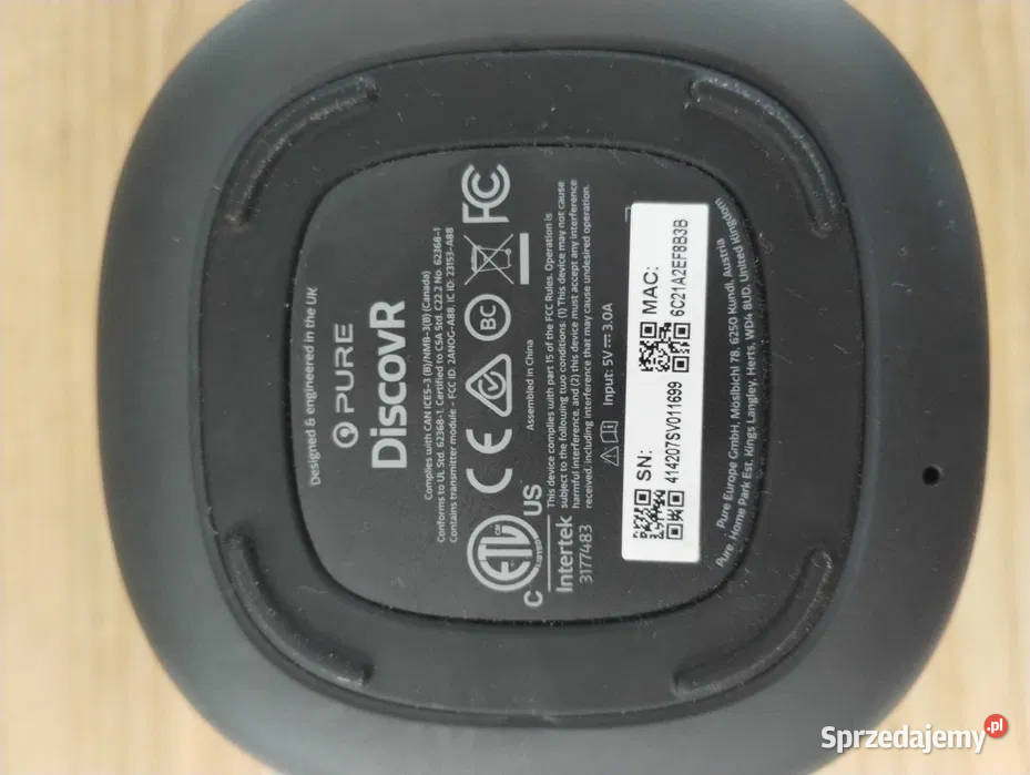 Smart Głośnik bluetooth PURE DiscovR grafitowy Kraków