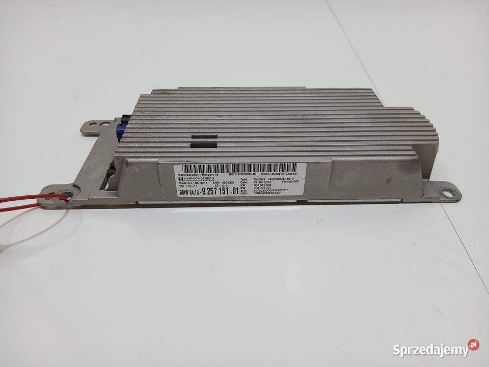 MODUŁ STEROWNIK BLUETOOTH BMW F30 F31 F10 F11 OE Pozostałe Strzyżewice