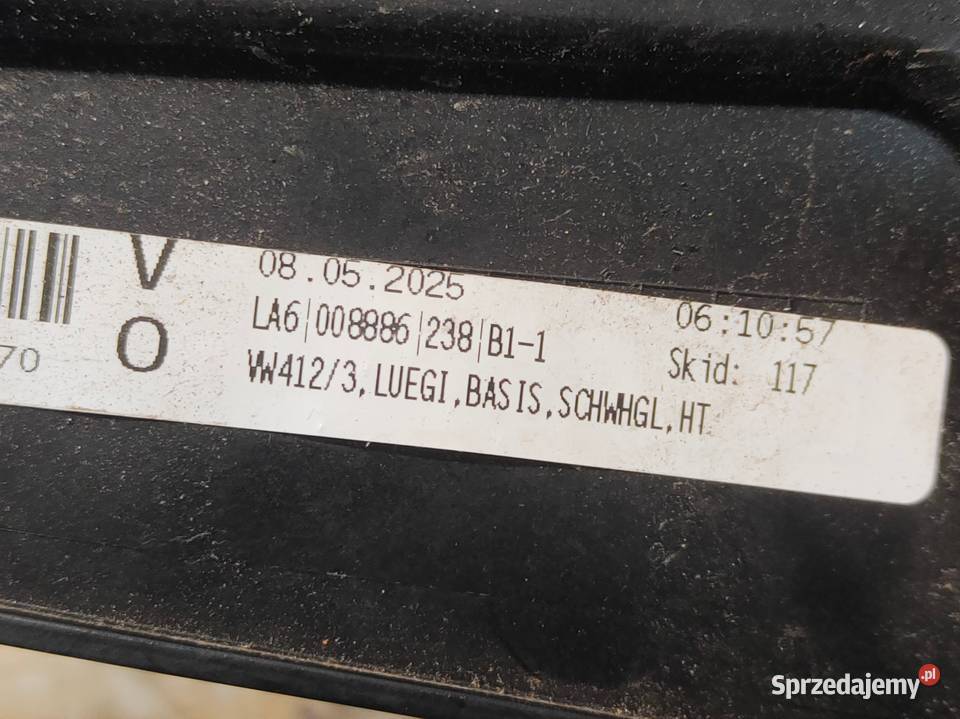 Krata Kratka Dolna Zderzaka Przedniego Vw ID7 osobowe Atrapy Pleszew