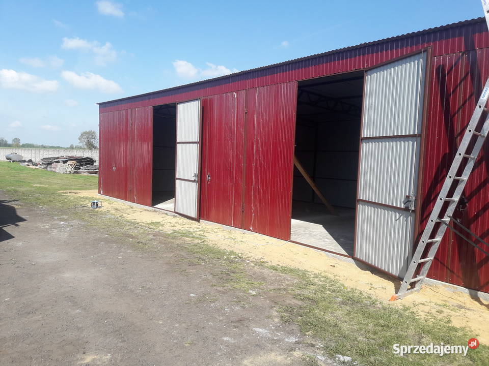 Duży Garaż Blaszany 15x10m Wiata Hala GrzywStal Tykocin