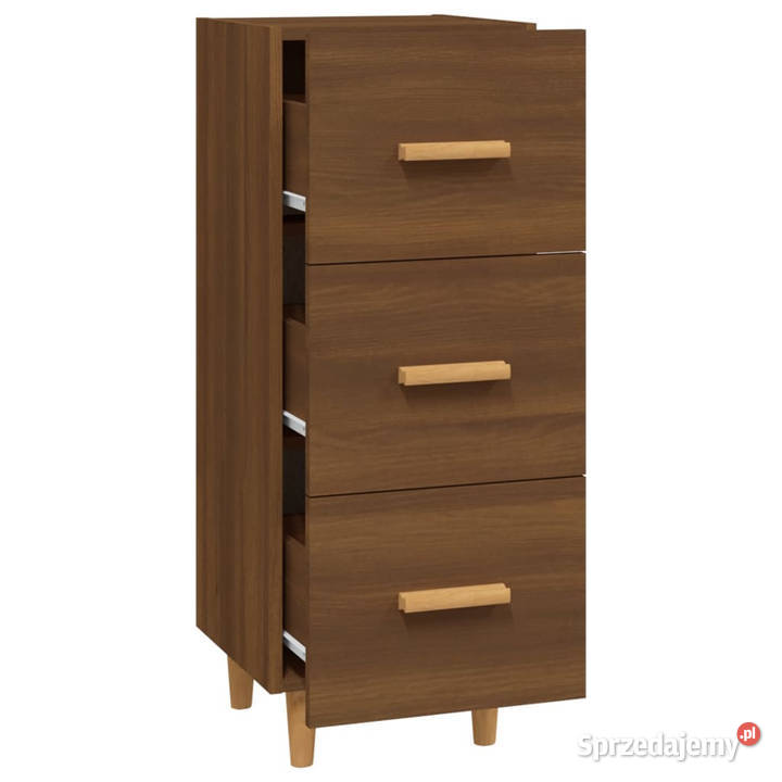 Szafka brązowy dąb 345x34x90 materiał Warszawa