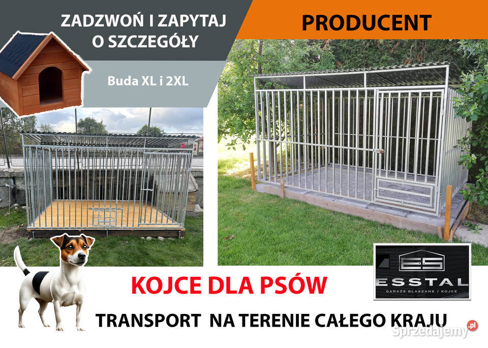 B161 Kojec Psa 3x2 Kojce montaż psa OCYNK ESSTAL Piła