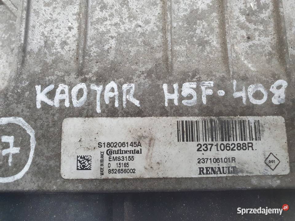 Renault Megane IV 12 TCe STEROWNIK SILNIKA Rudka