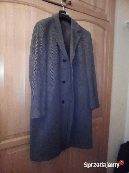 Nowy płaszcz męski premium 100 wełny Warszawa