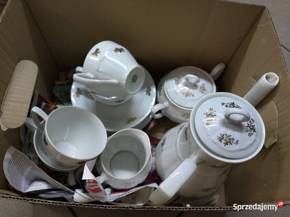 Zestaw do kawy herbaty porcelana bogucice Porcelana i szkło Babienica sprzedam