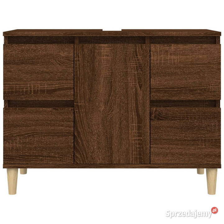 Szafka pod umywalkę brązowy dąb 80x33x60 Warszawa