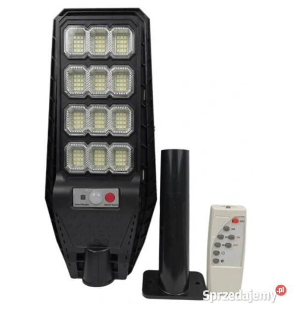 LATARNIA ULICZNA SOLARNA LED Z PILOTEM UCHWYT
