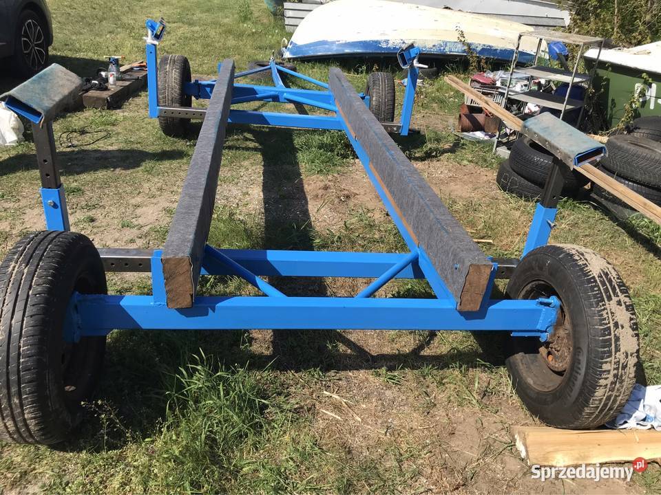 Wózek portowy do 2 ton jacht Żeglarstwo wielkopolskie Piła