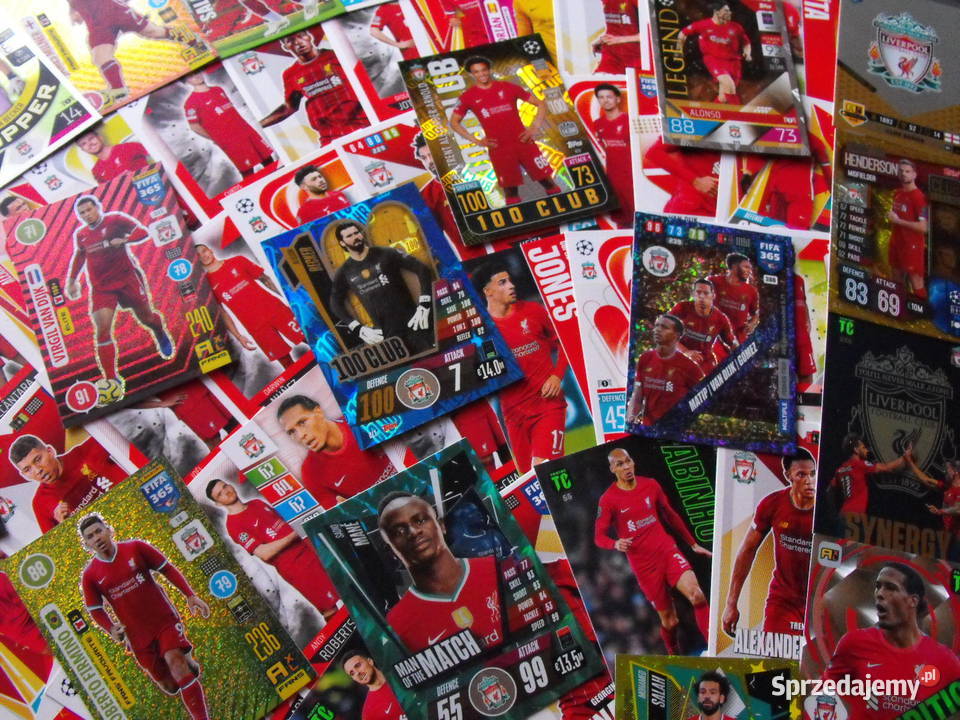 MEGA zestaw FC LIVERPOOL karty piłkarskie FIFA