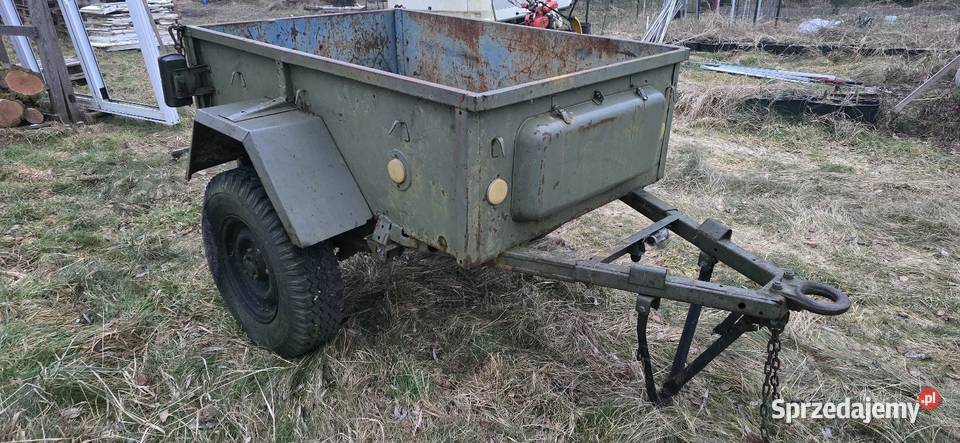 Przyczepa wojskowa UAZ 8109 500kg Stargard sprzedam