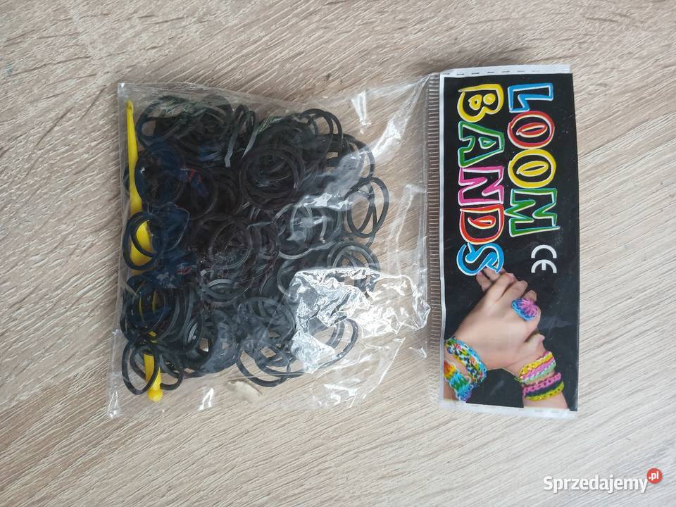 Zestaw Loom Bands gumki łączniki szydełko Gumki sprzedam