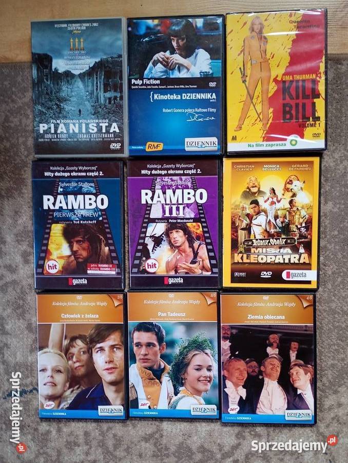 Płyty DVD kolekcje Filmy Głubczyce