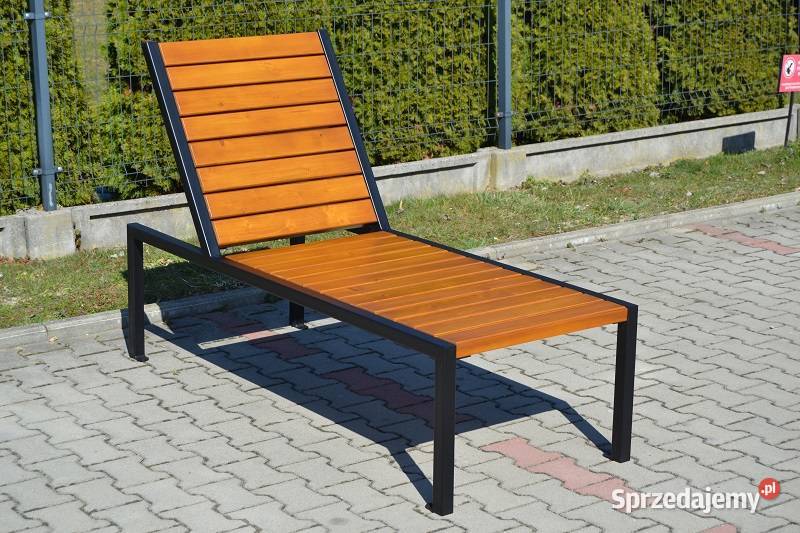 Leżaki miejskie ogrodowey parkowe stalowe Leżaki i leżanki