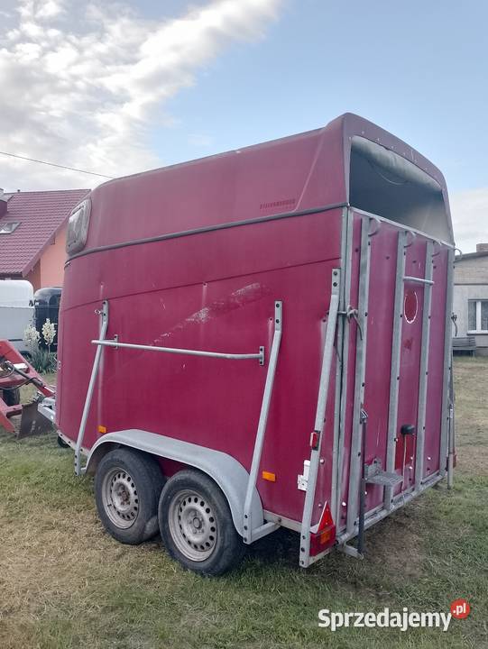 Przyczepa do przewozu koni Rok produkcji 2003 Żerdzina