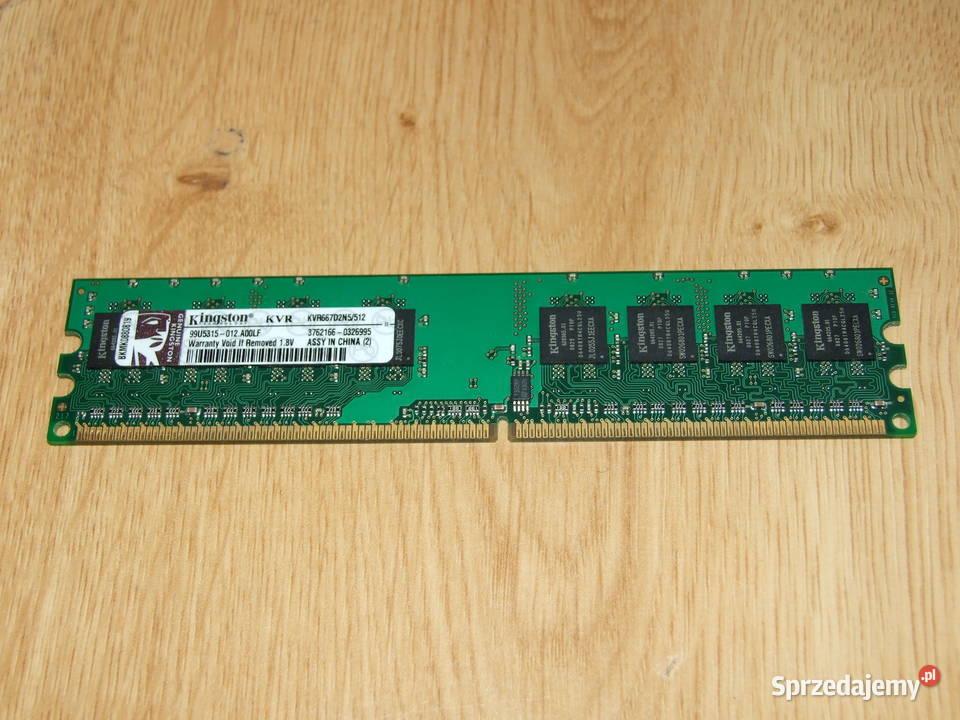 512 MB PC25300 667MHz DDR2 5300 Gdańsk